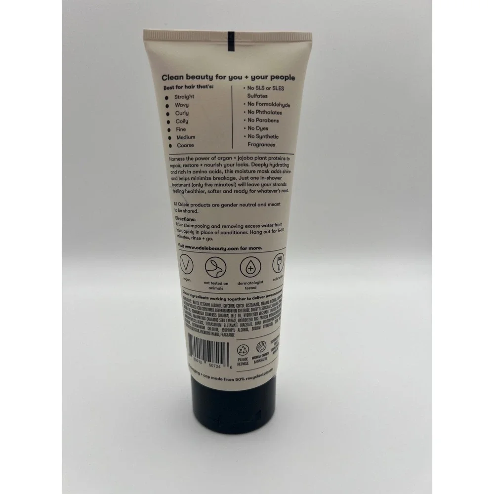 Odele Moisture Mask Deep Moisture Infusion Plant Proteins 8 fl oz 236 mL NEW