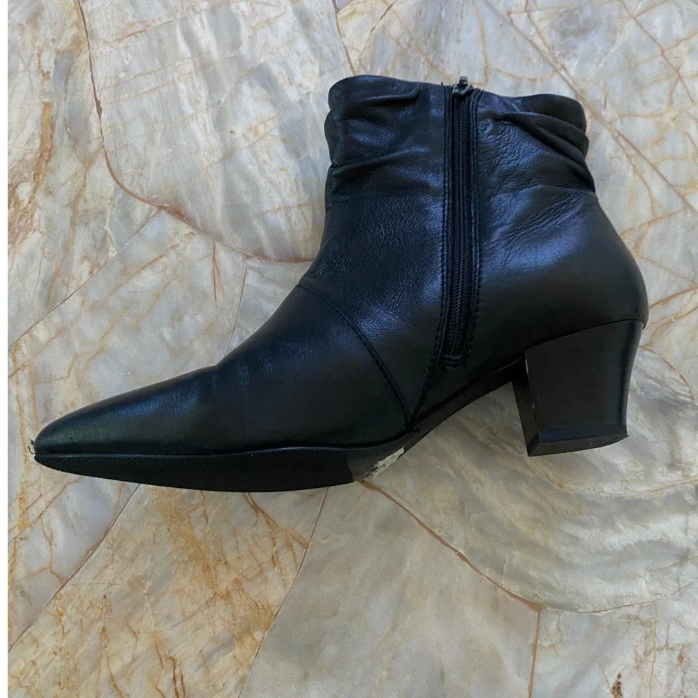 Clarks black leather