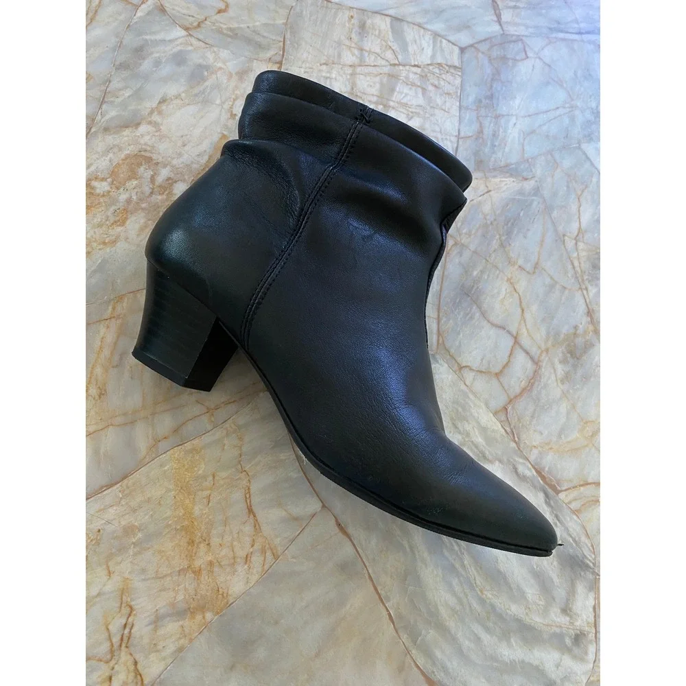 Clarks black leather
