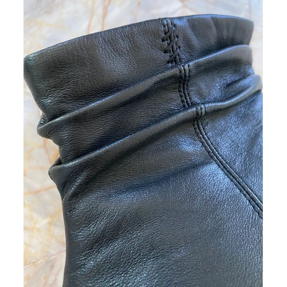 Clarks black leather