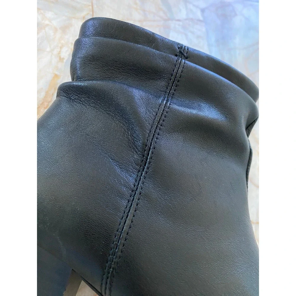 Clarks black leather