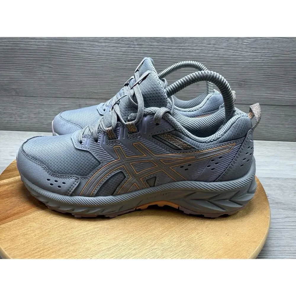 Asics Gel-Venture 9 Athletic Shoes Gray And Purple. Women 7