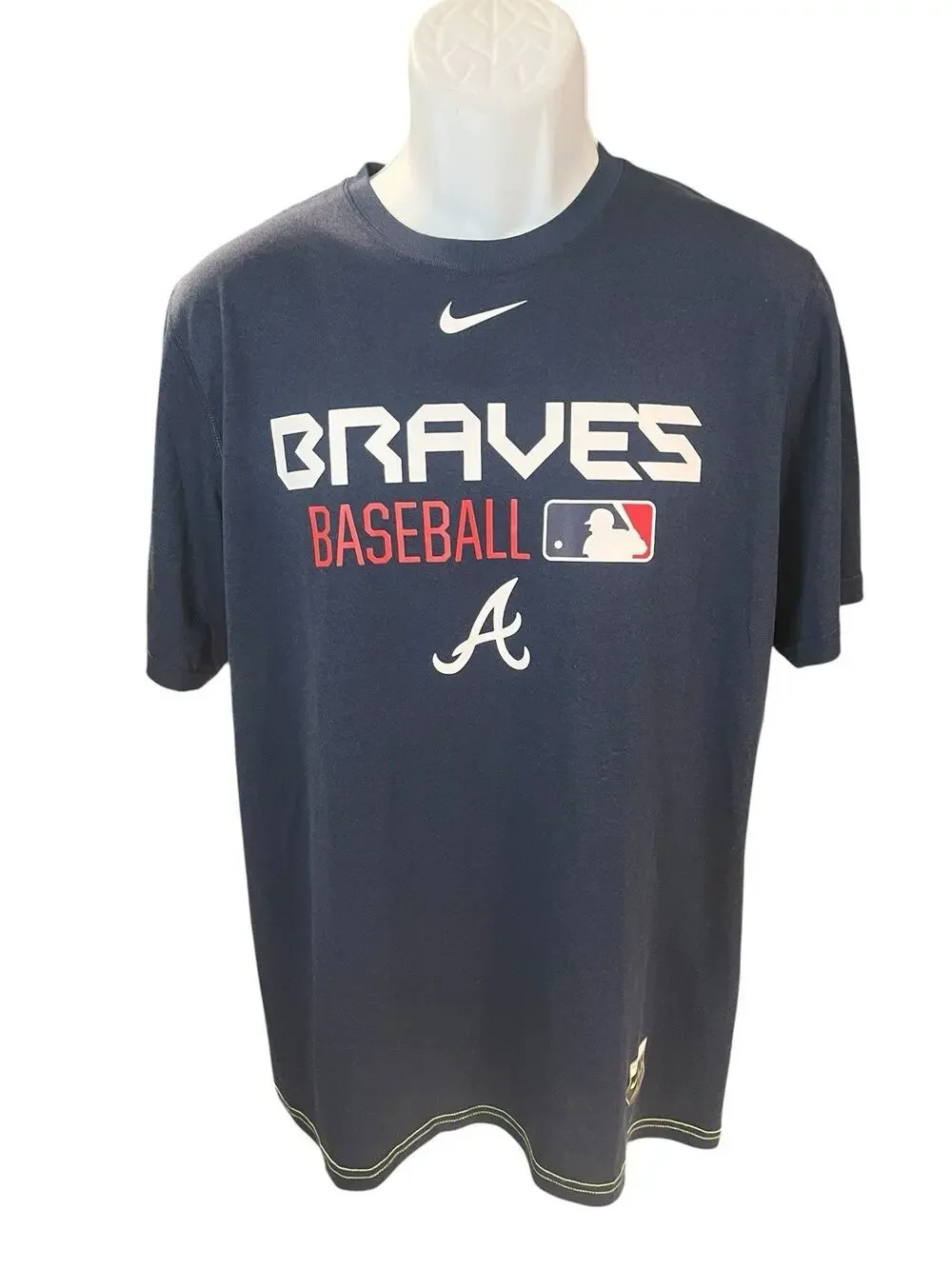 Nike Dri-fit GSGL MLB Men's M Atlanta Braves performance shirt