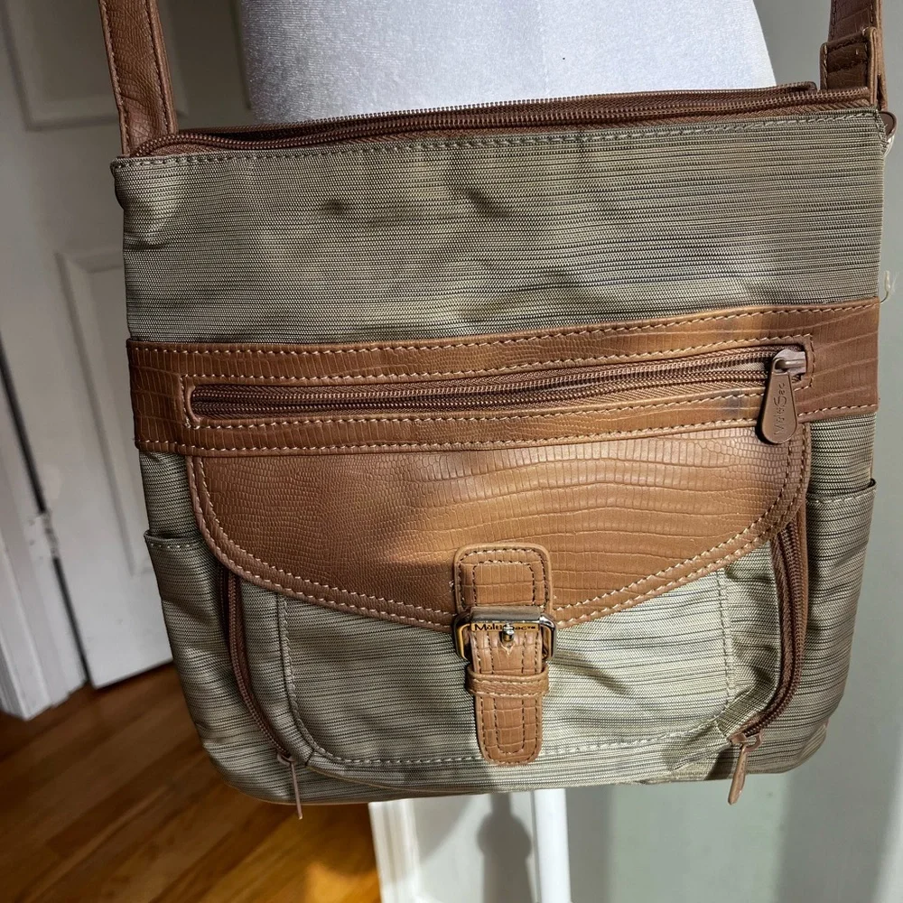Multi Sac Women’s Stylish Brown and Tan Multisac Bag Hobo Crossbody