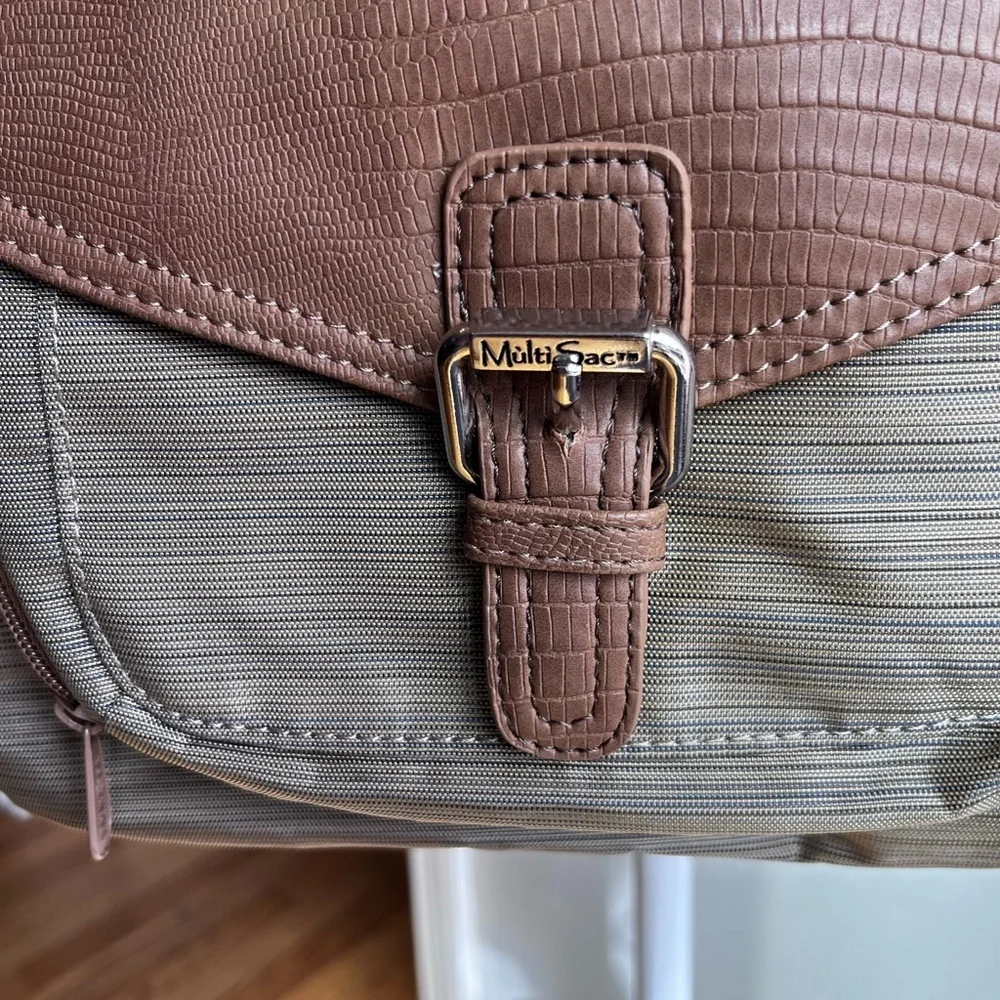 Multi Sac Women’s Stylish Brown and Tan Multisac Bag Hobo Crossbody