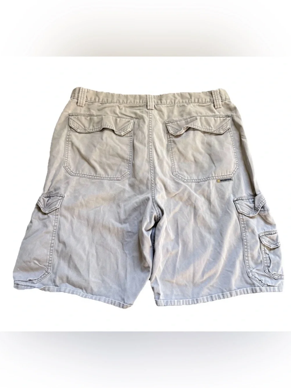 Vintage Levi’s Silvertab Cargo Shorts Gray Mens Size 38 Cotton Baggy Skater