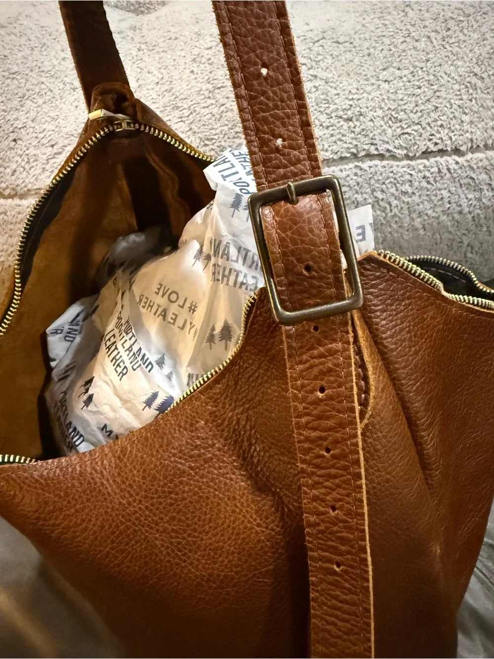 Portland Leather Goods Nutmeg Oversized Aspen