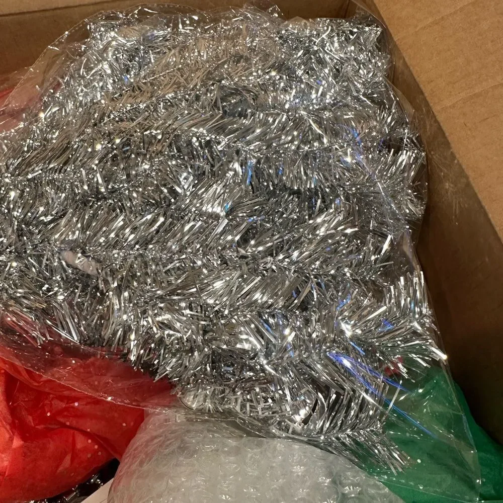Silver Christmas Decoration Bundle lot