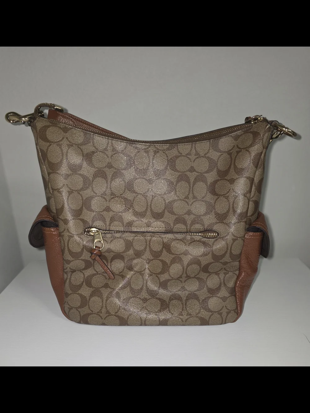 Coach brown signature