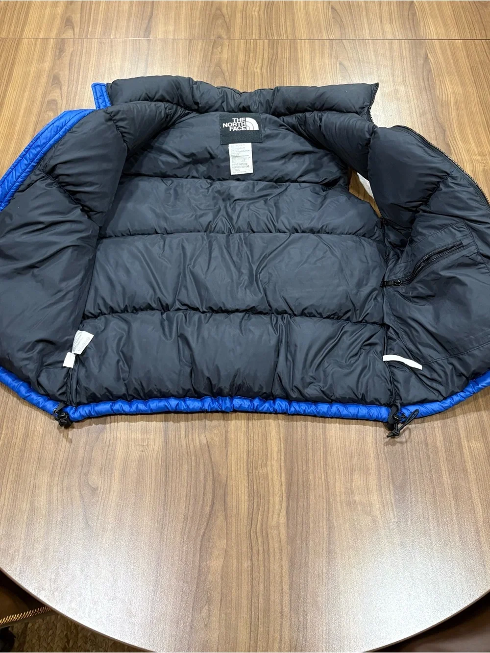 Vintage The North Face 1996 Nuptse 700 Down Vest - Men's M - Blue/Black