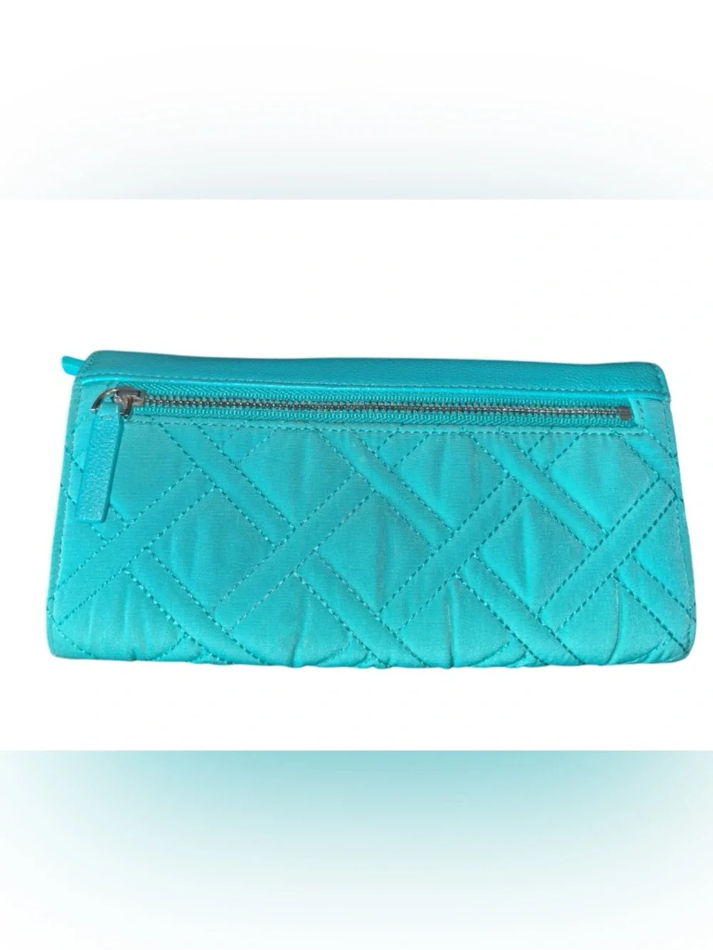 Vera Bradley RFID Audrey Wallet Turquoise Sea Pattern