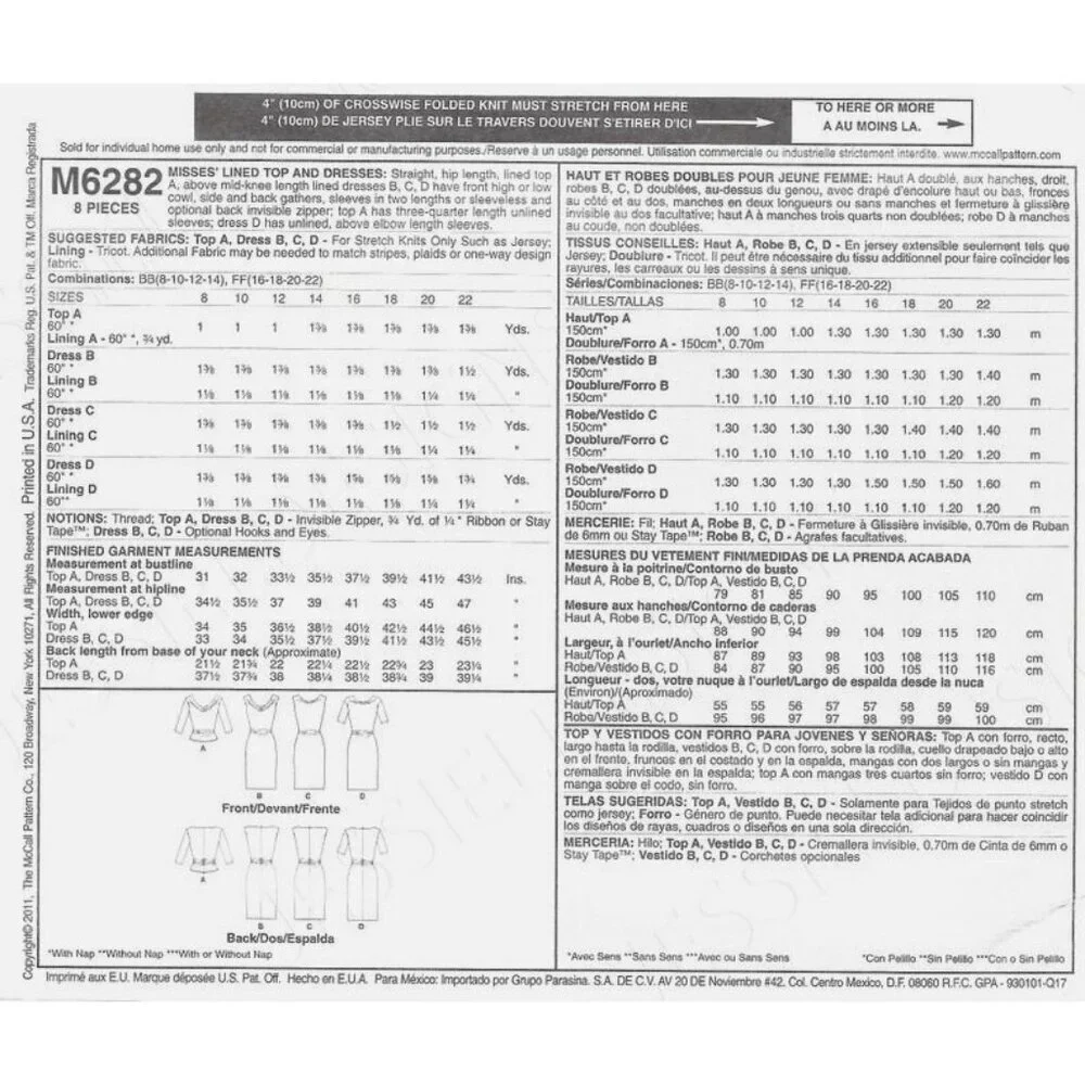 McCalls zipper elbow