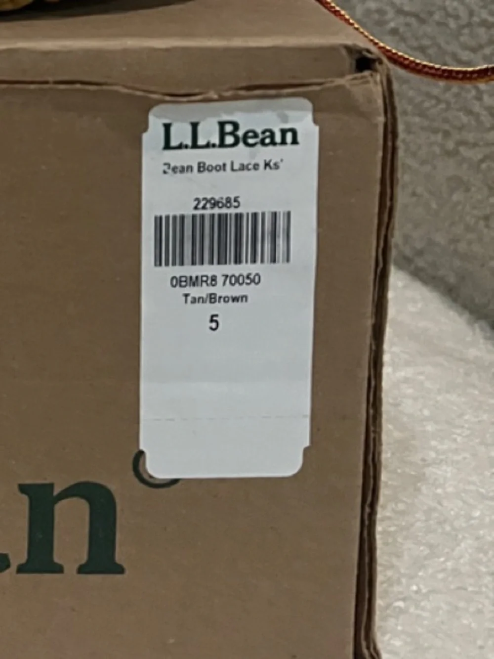 L.L. Bean sturdy leather