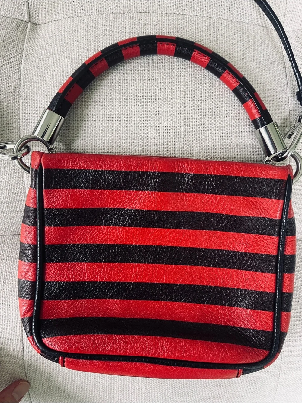 Vintage Marc by Marc Jacobs Mini Bag Red Black Leather