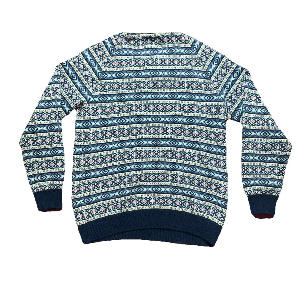 CPO Provisions Shipment Supply Cotton Sweater Men's Fair Isle Large Pullover