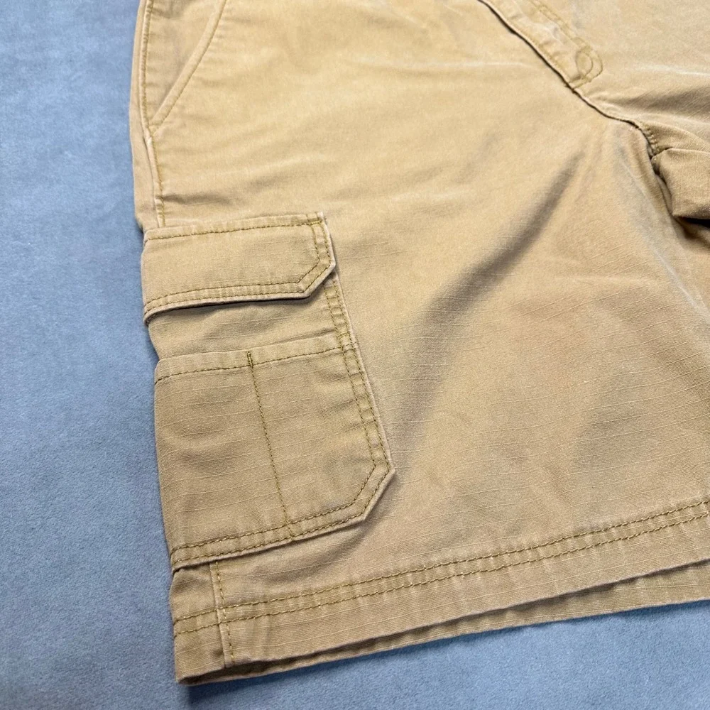 Brahma Cargo Shorts Mens 36 Brown Ripstop Trailblazer Utility Excellent
