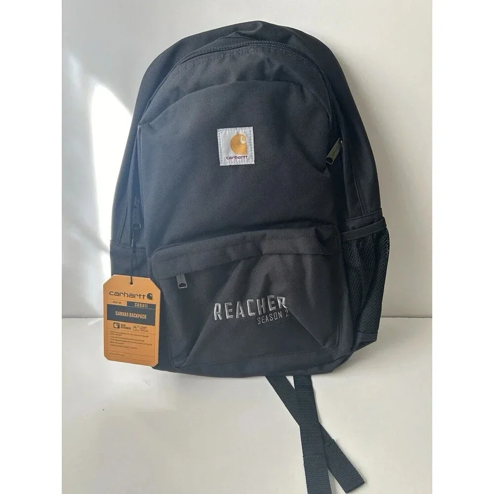 NWT Carhartt Black Canvas Backpack CB0411 Rain Defender