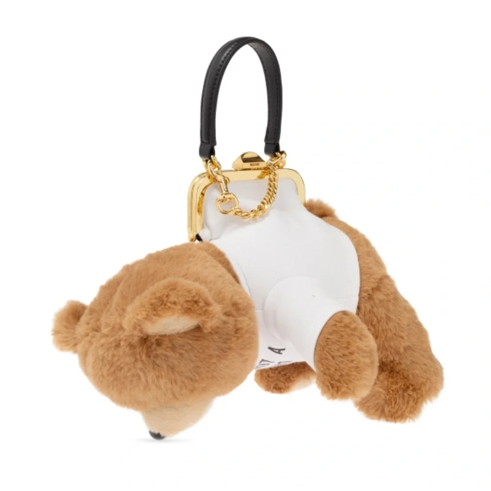 Moschino Teddy Bear Plush Crossbody Bag Coin Purse Clutch NWT Rare OS