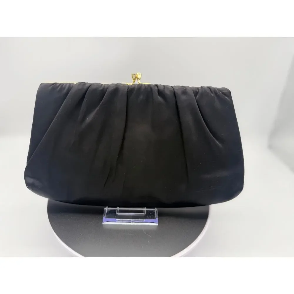 Vintage 1960s HL USA Harry Levine Clutch Kisslock Mid-Century Evening Bag