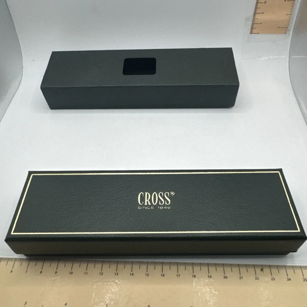 Cross Classic Century 2502 Matte Black Gold Trim Ballpoint Pen ComEd Logo Boxed
