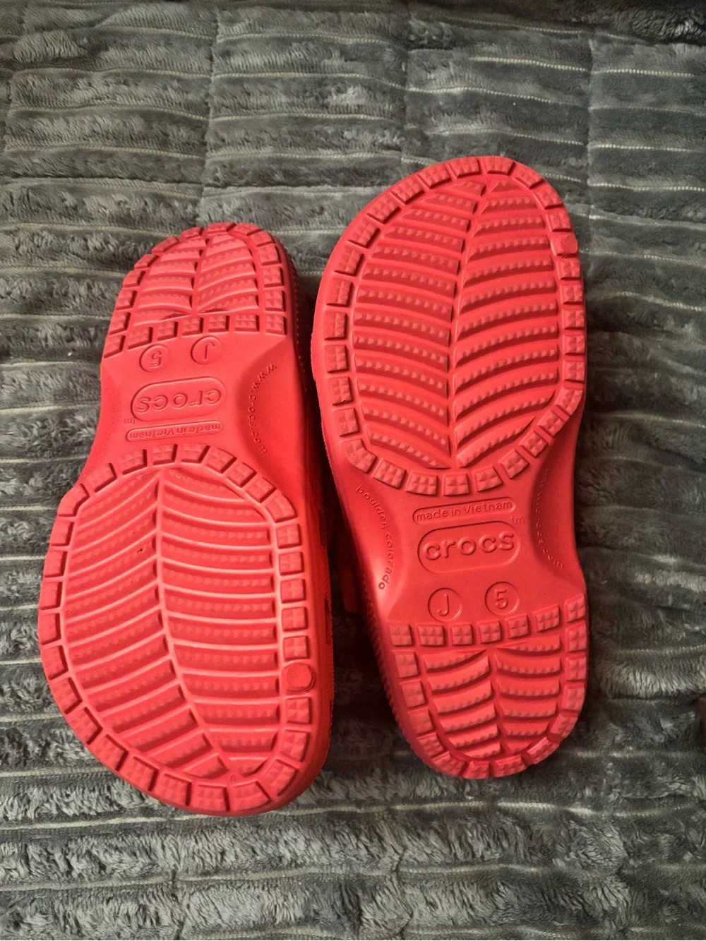 CROCS Kids Classic Clog Sandals in Red