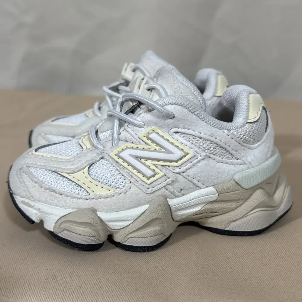 New Balance 9060 Infant Toddler Size 5 IV9060EK White Beige Sneakers Retro