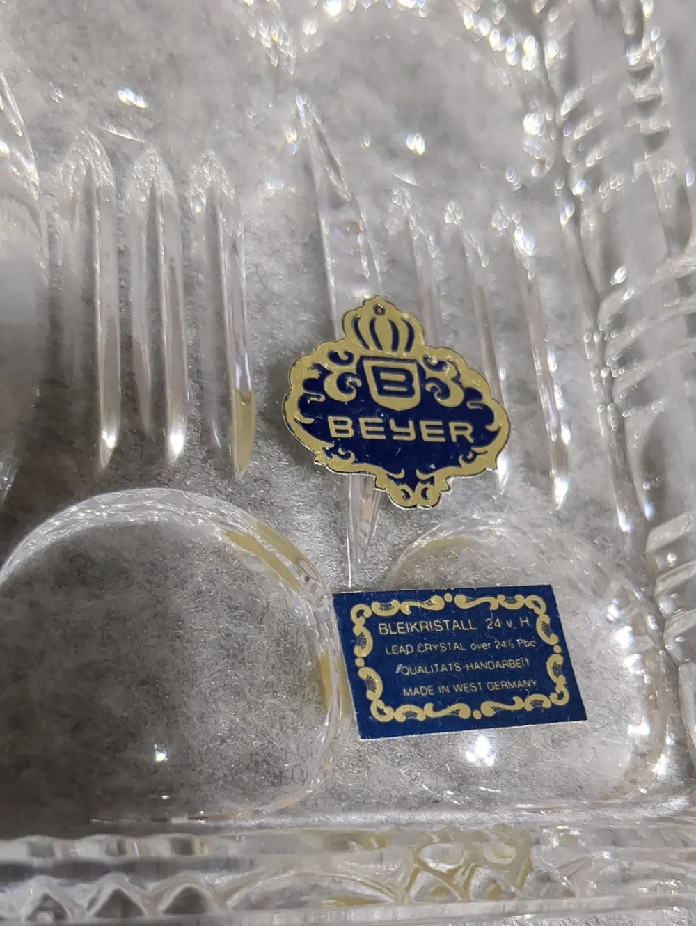 Beyer bleikristall piece