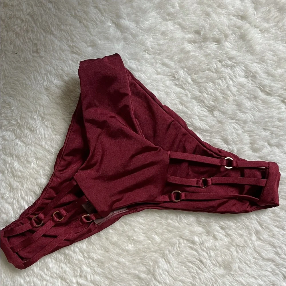 Beach Bunny burgundy triangle