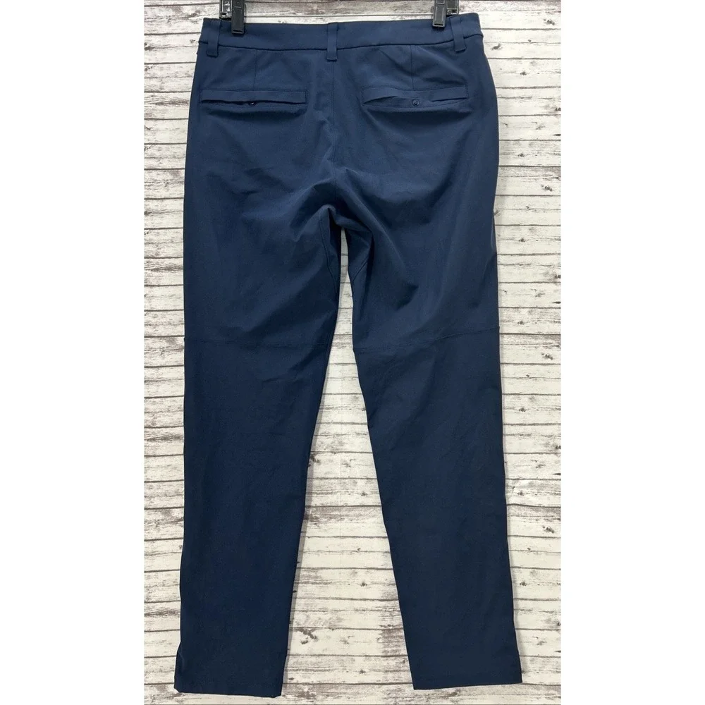 Lululemon ABC Commission Pants Mens 31X29 Blue Warpstreme Chino Slim LM5AF1S