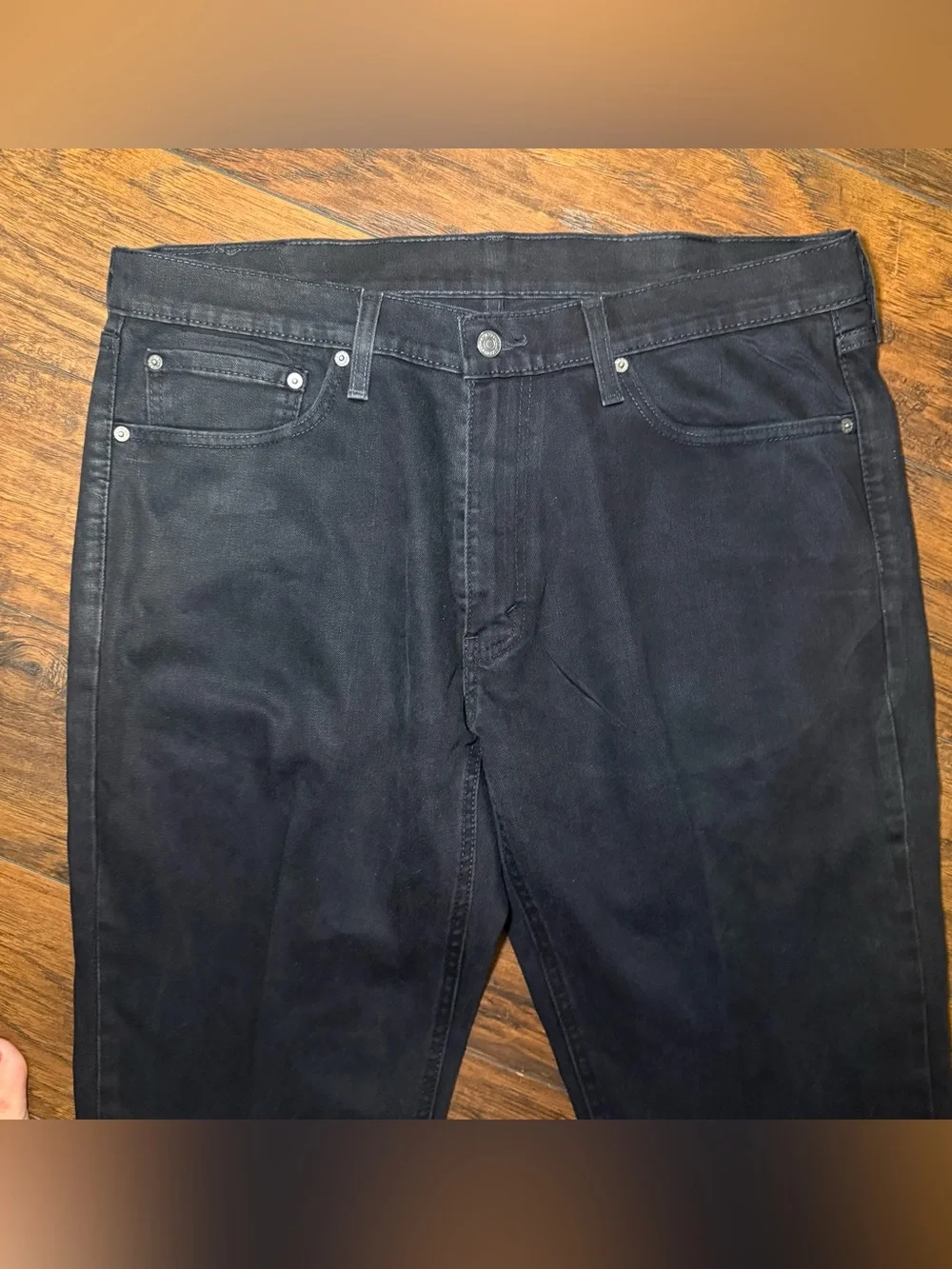 Levi's 541 36x30 Black Athletic Taper Classic Jeans Minimalist Edgy Grunge