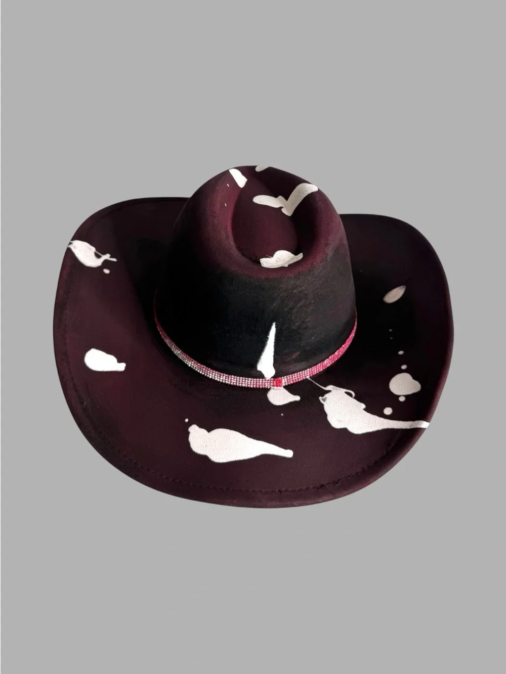 N/A custom burgundy