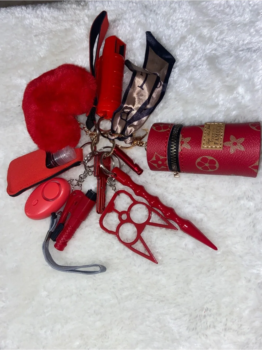 12PC Women's Keychain Accessory Set - B32