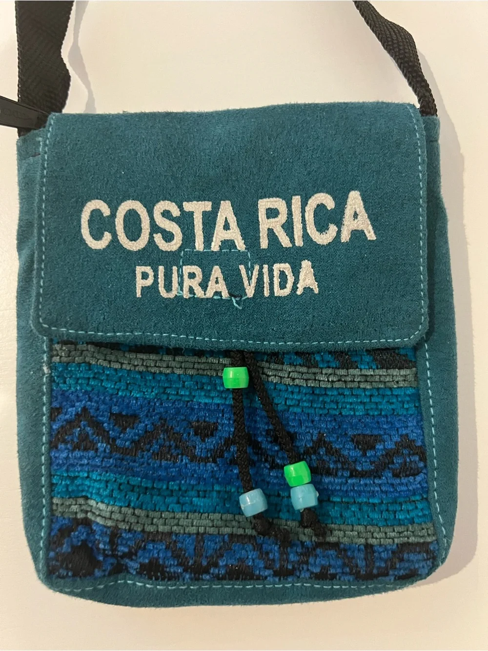 Hand Made Costa Rica Pura Vida Small Cross Body Bag