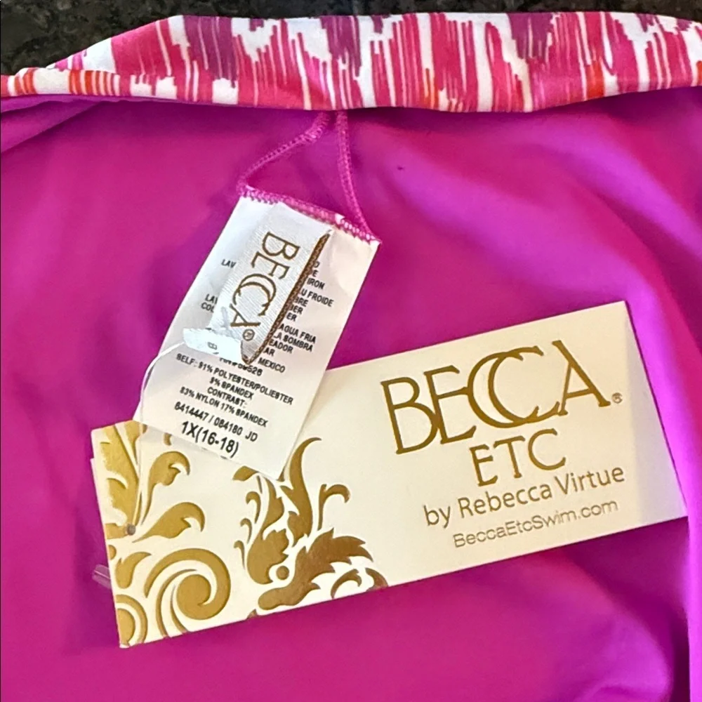 NWT Becca Etc Joshua Tree Plus Size Hipster Swim Bottom