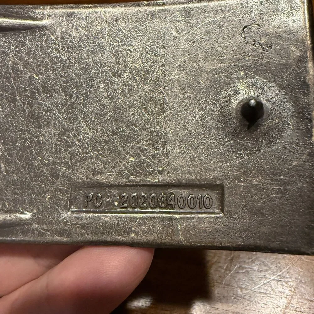 Vintage Henry Ford Detroit Model T Belt Buckle Brass Record Year Automobile