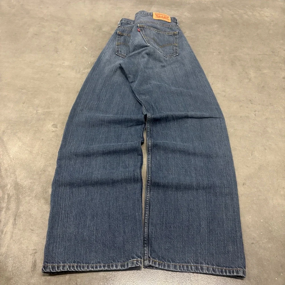 Levis 569 Loose Dark Straight Leg Jeans Mens 33x34 Blue Baggy Skate Denim Pants