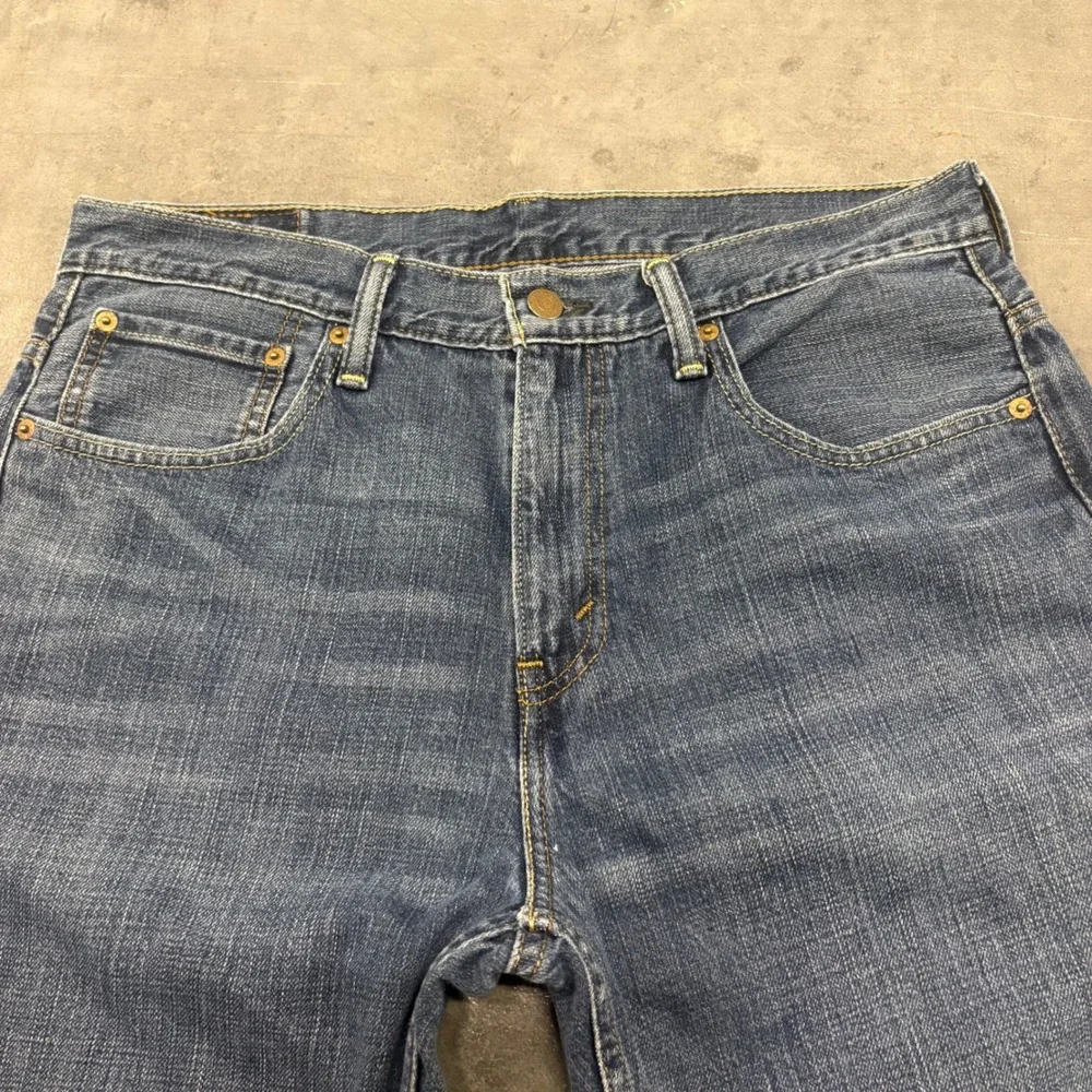 Levis 569 Loose Dark Straight Leg Jeans Mens 33x34 Blue Baggy Skate Denim Pants