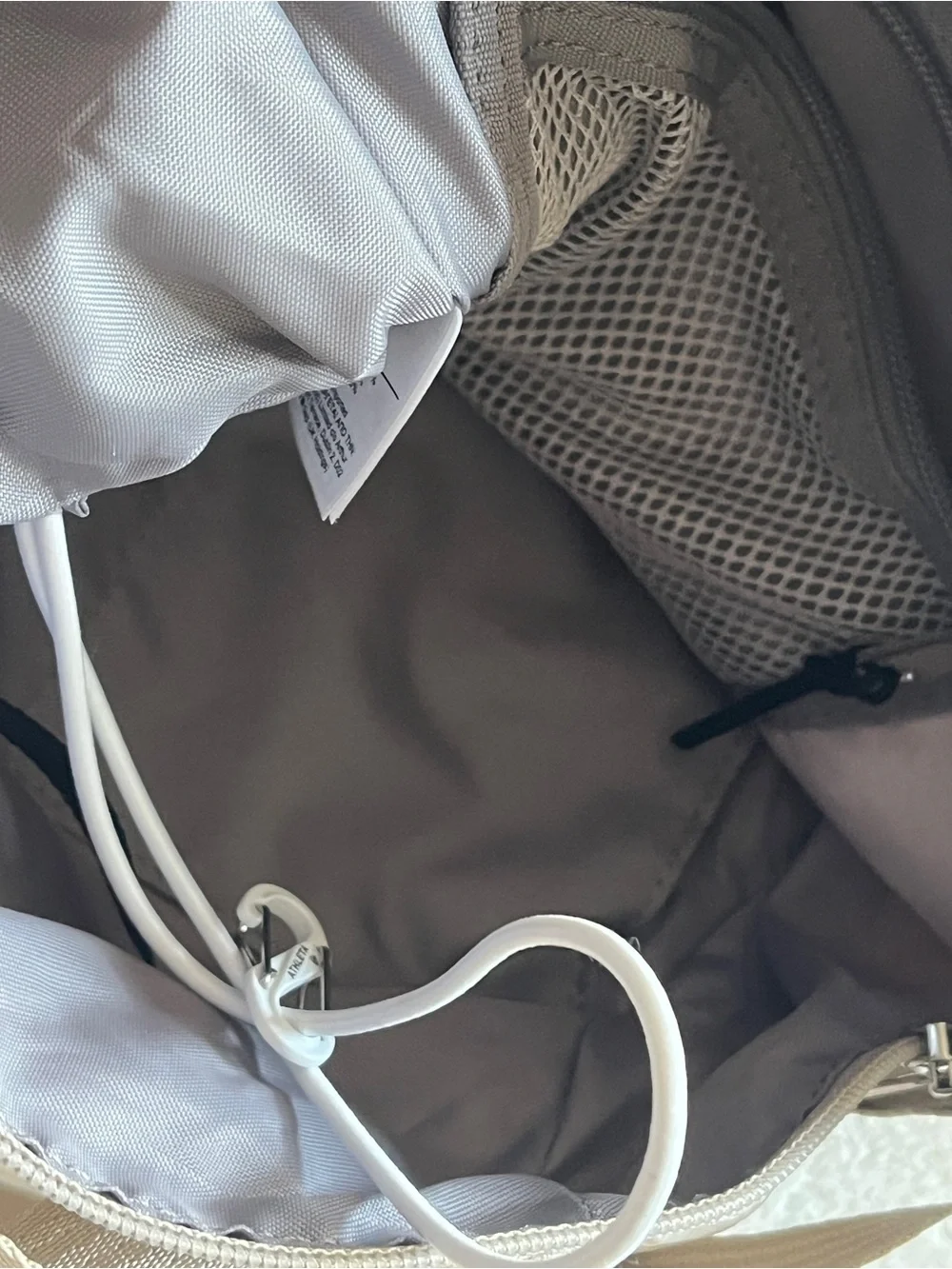 Athleta Neutral Taupe Crossbody Shoulder Bag