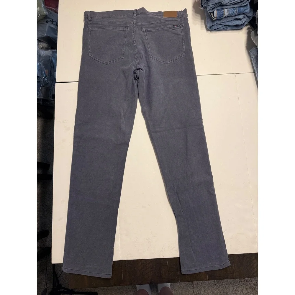 Faherty Brand Mens 5-Pocket Stretch Pants Navy Blue MBC0020-NVY Size 35
