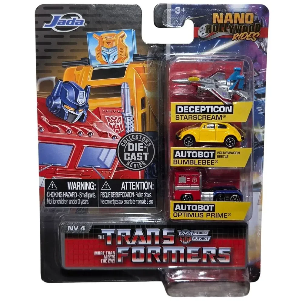 Jada Toys Transformers Nano Hollywood Rides Die-Cast Collectors Series Brand New