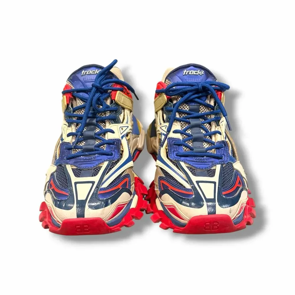 Balenciaga Track 2 ‘Grey Red Blue’ Sneakers | Size 45EU(12US)