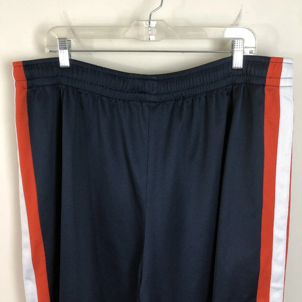 Nike Team Virginia Cavaliers Lacrosse Shorts Sz XL Navy Orange NCAA Retro Y2K