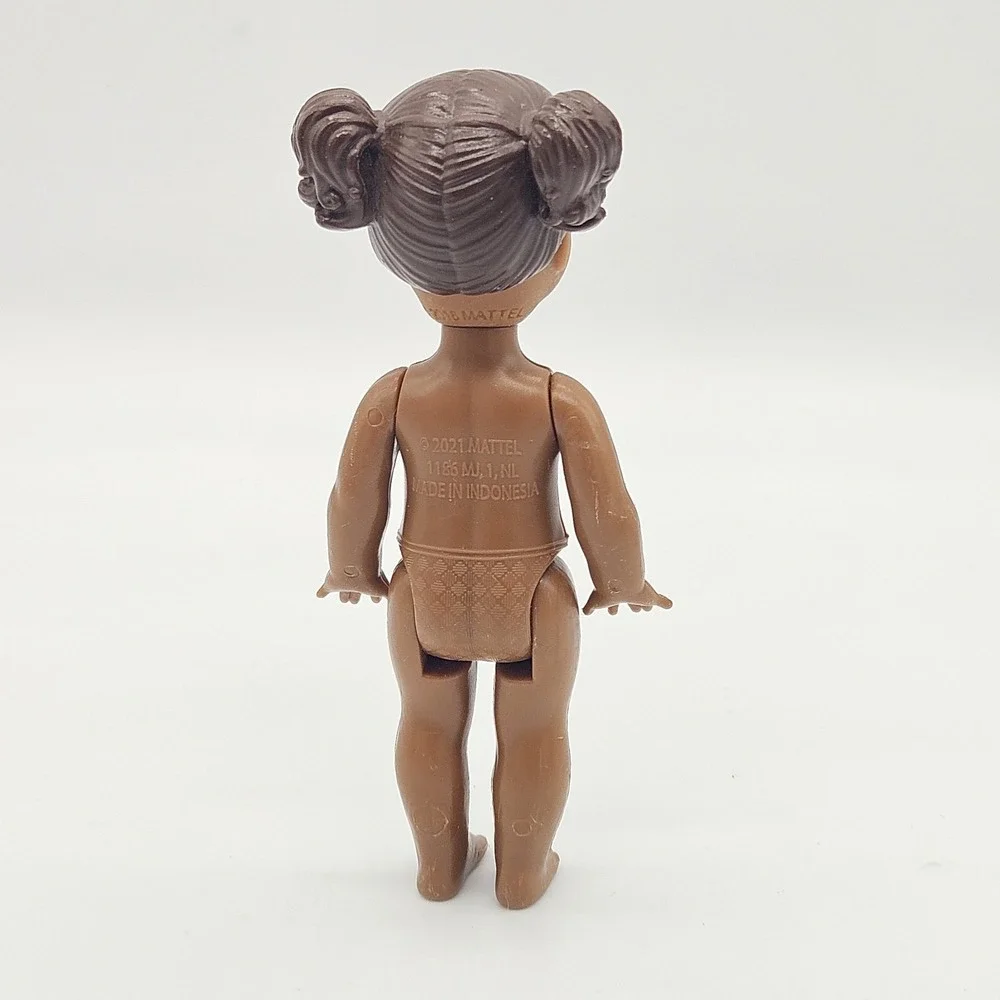 Barbie Chelsea AA Doll Brown Pigtails Molded Hair 2021 Mattel 6