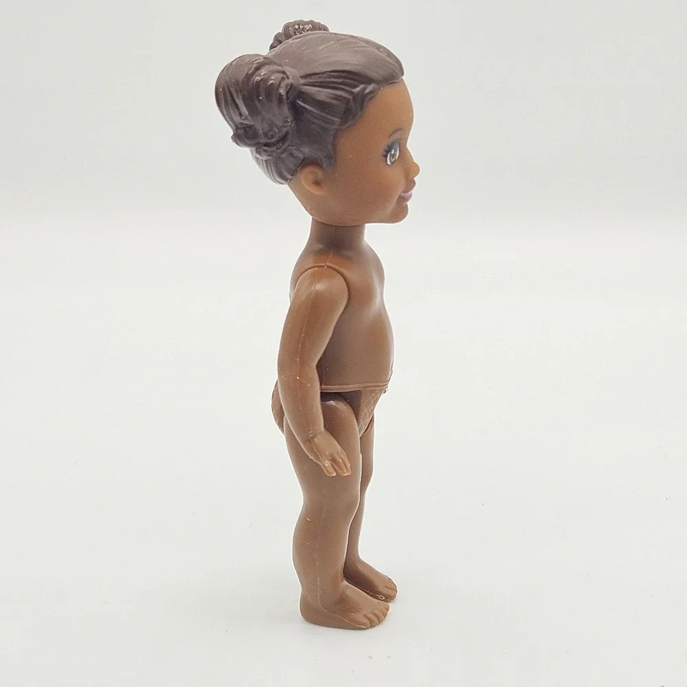 Barbie Chelsea AA Doll Brown Pigtails Molded Hair 2021 Mattel 6