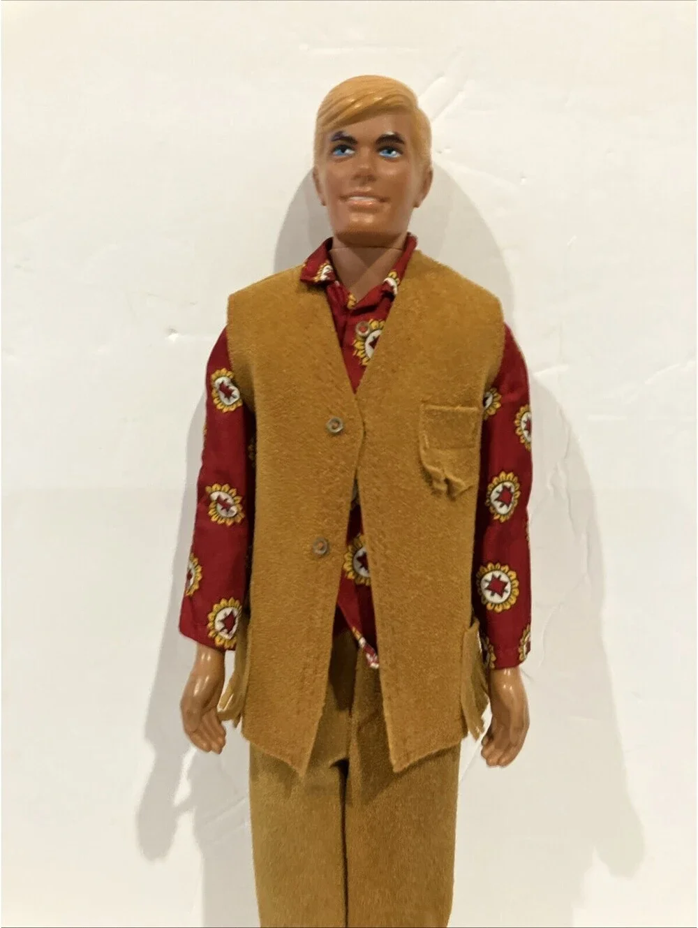 Mattel Barbie Ken Doll 1968 Vintage Made in Hong Kong “RARE CLOTHES”