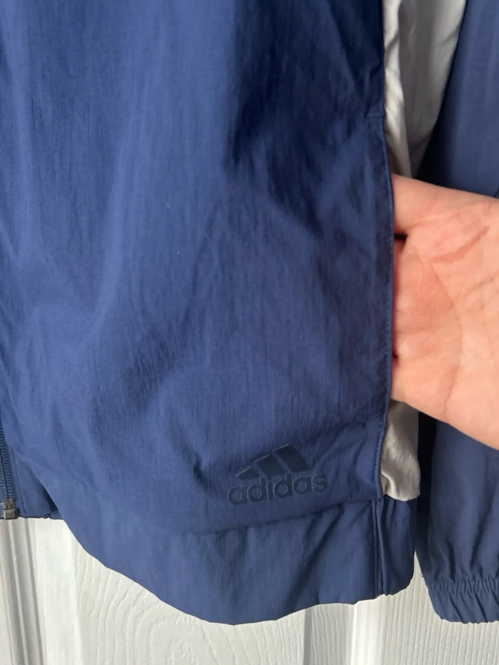 adidas full logo collar