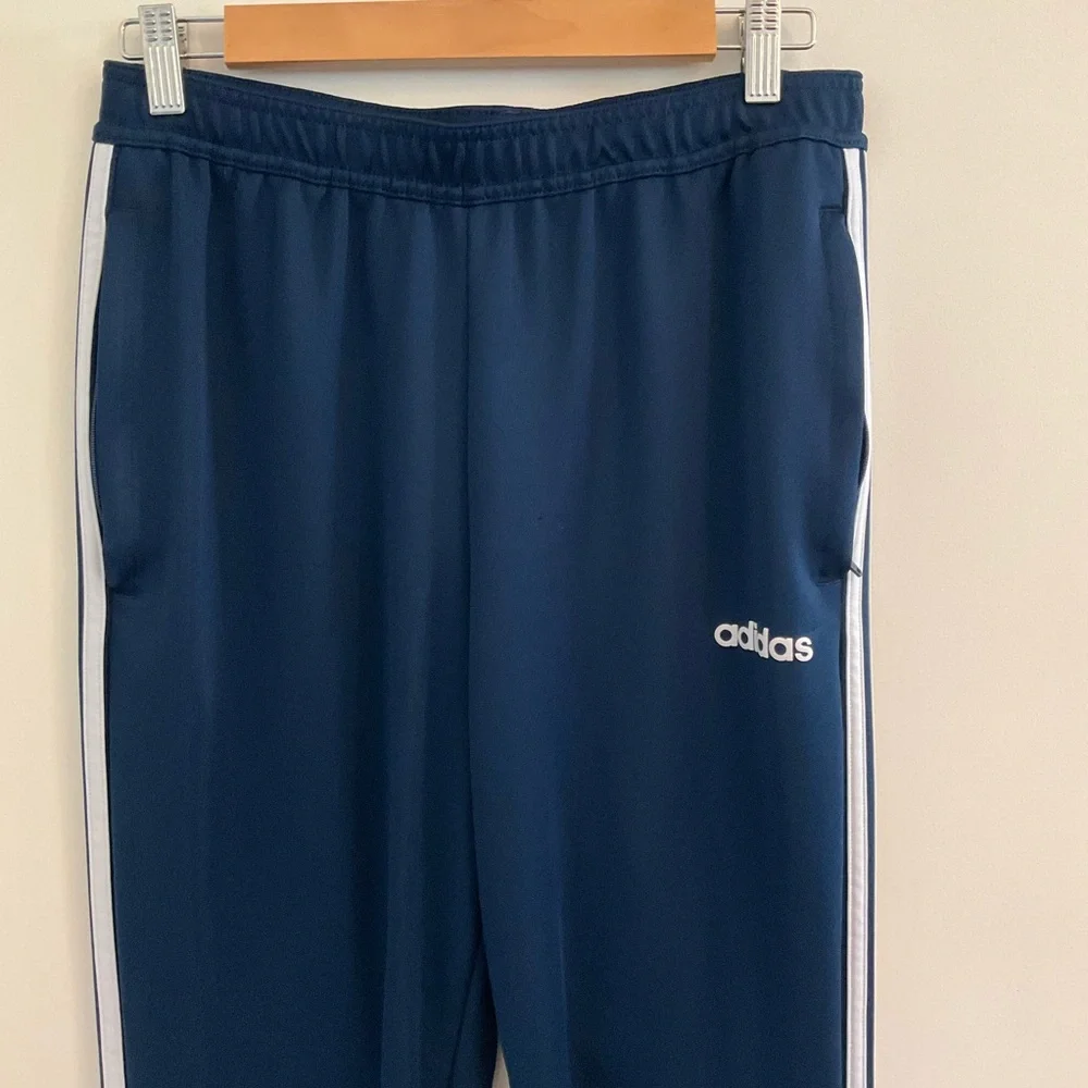 Adidas Men’s Navy Sereno 19 Training Pants, Sz M Tall