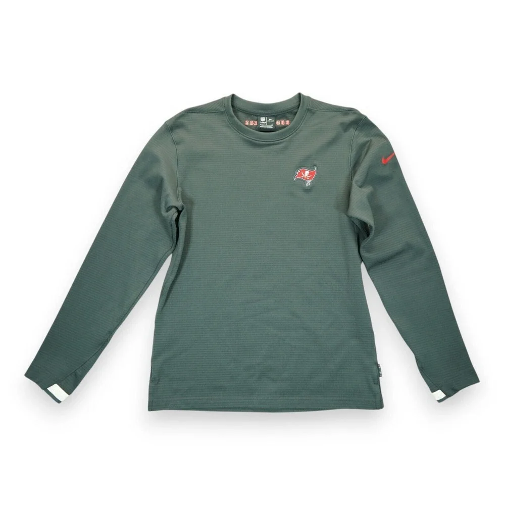 Nike Dri-Fit Tampa Bay Buccaneers NFL On Field Long Sleeve Shirt Size Small Gray