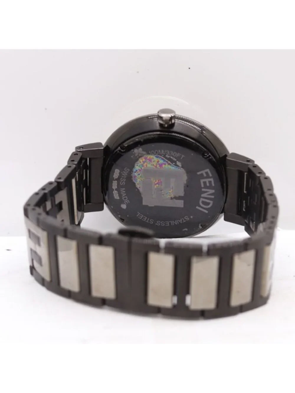 Fendi Forever 105 Quartz Date Black Dial Watch