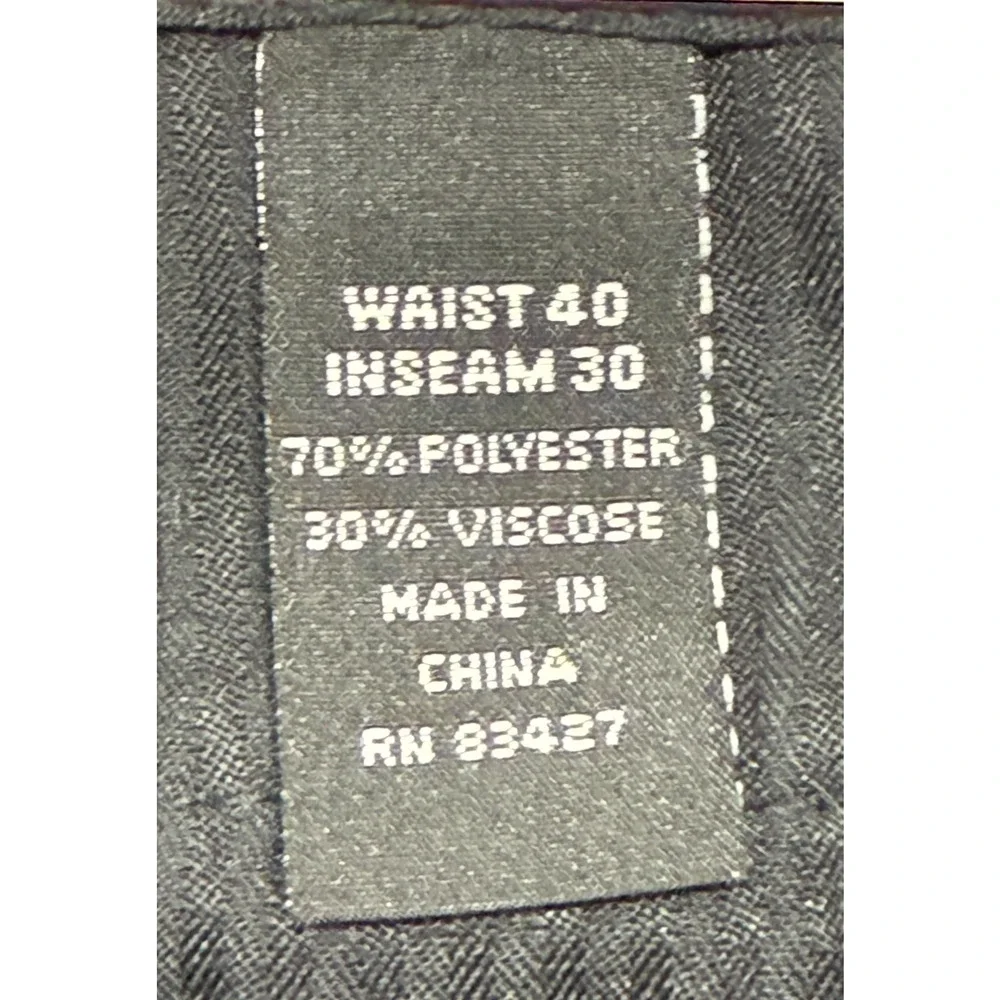Alfani Dress Pants Mens 40X30 Gray Pleated‎ Casual Office Career NWT